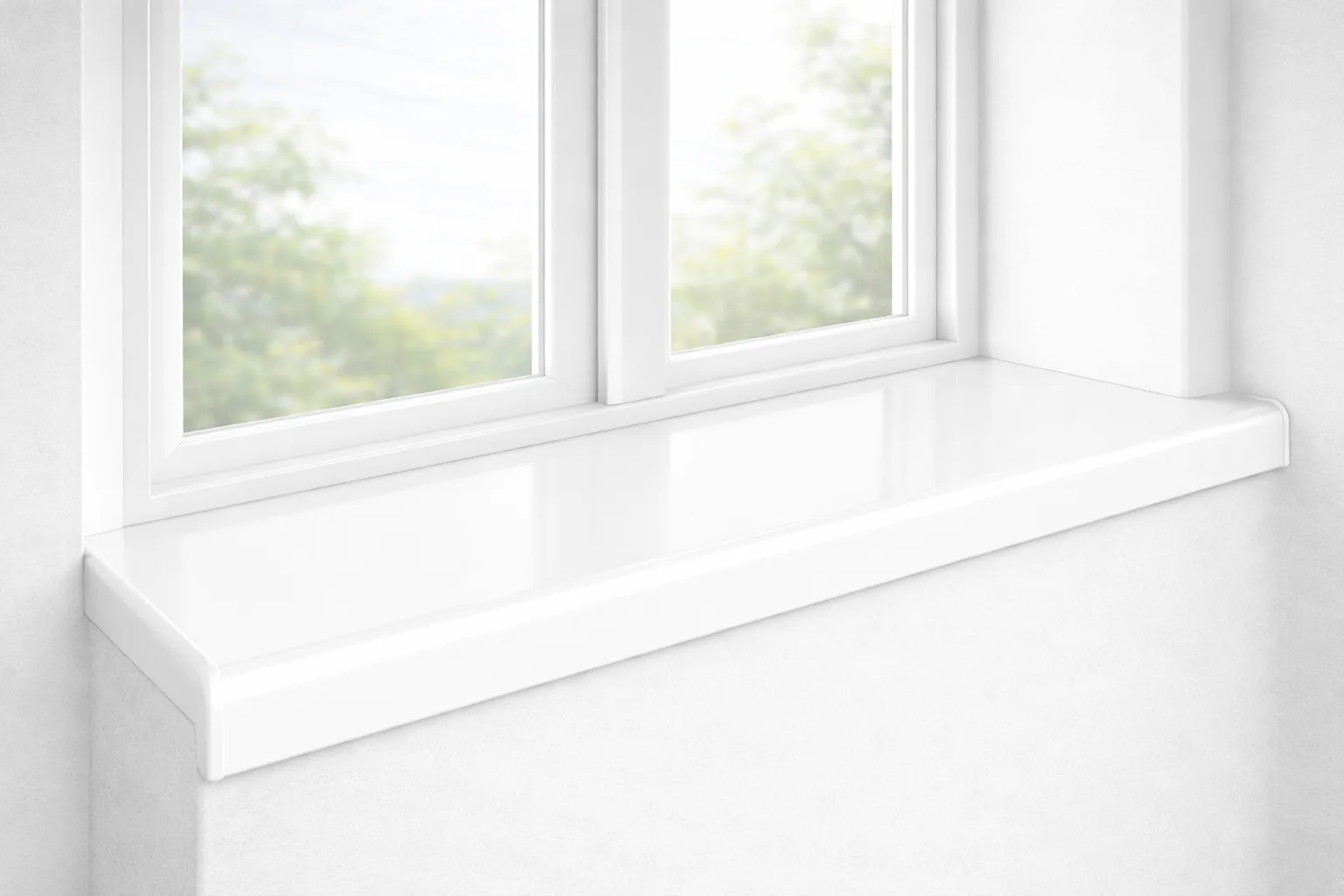 Подоконник Crystallit Белый