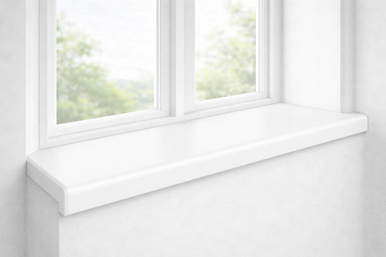 Подоконник Crystallit Белый матовый