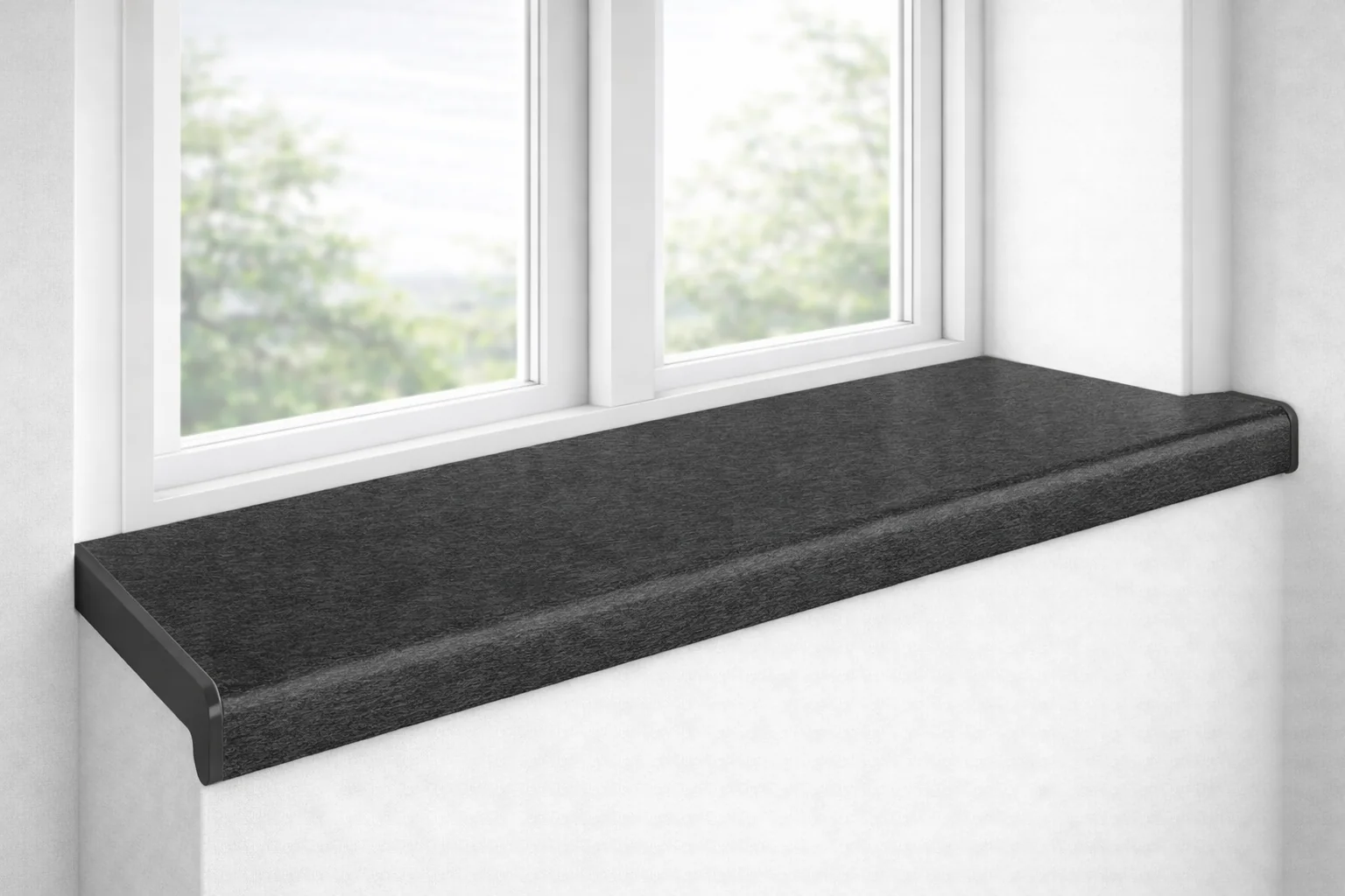 Подоконник Crystallit Графит Clean Touch