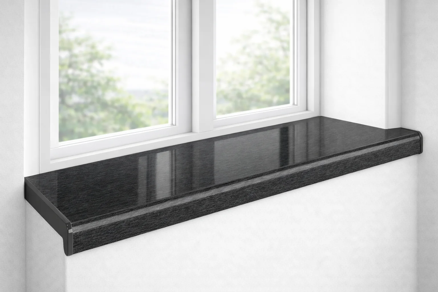 Подоконник Crystallit Графит