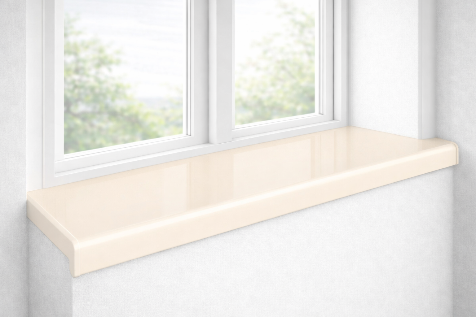Подоконник Crystallit Кремовый