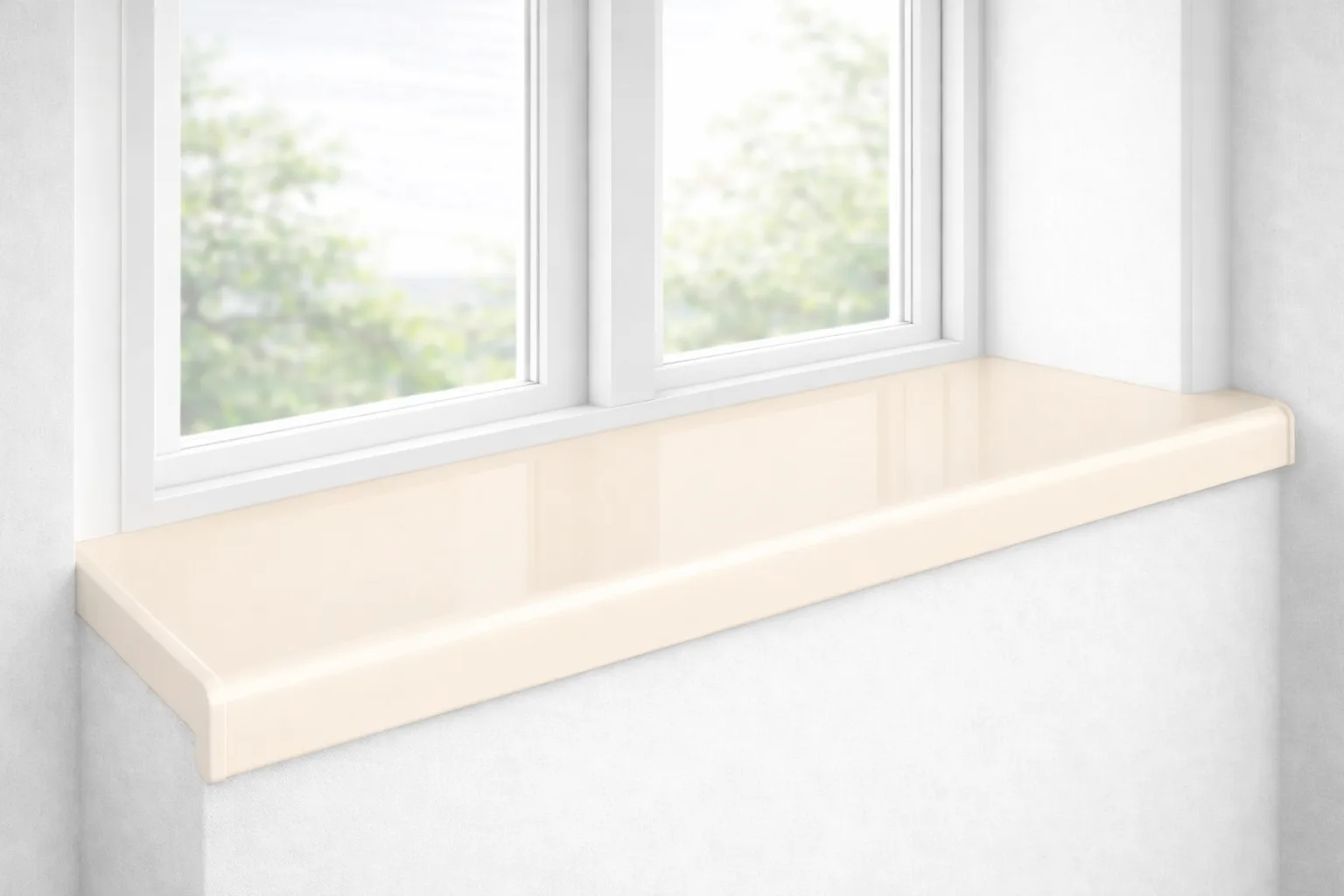 Подоконник Crystallit Кремовый