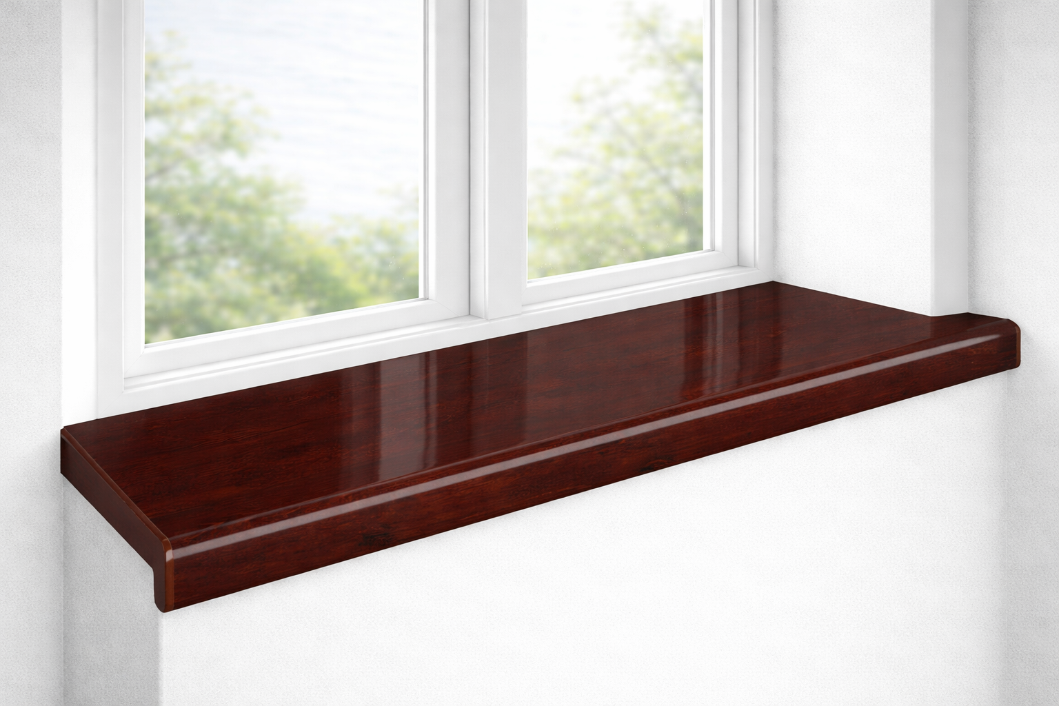 Подоконник Crystallit Махагон