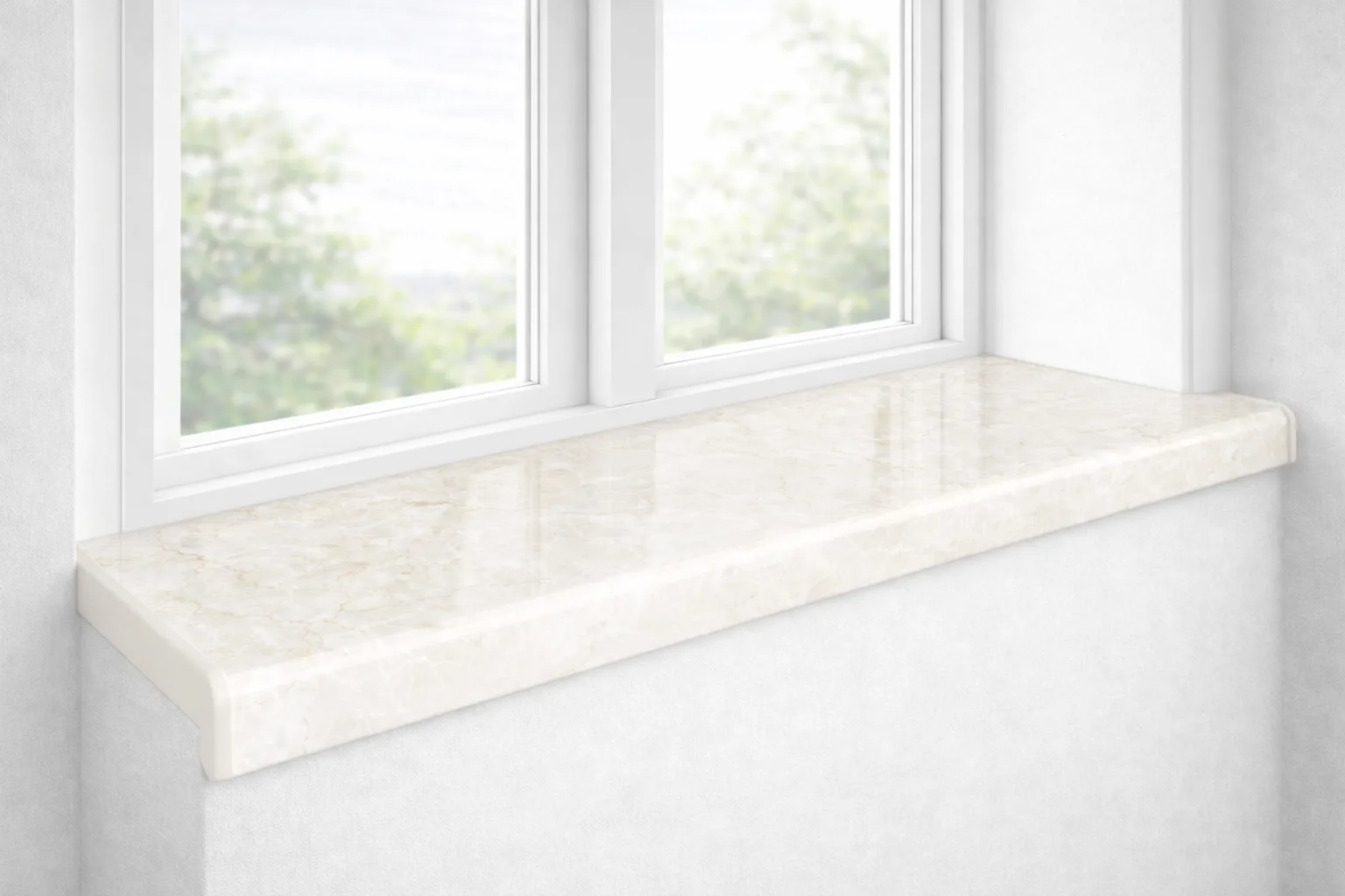 Подоконник Crystallit Мрамор глянец