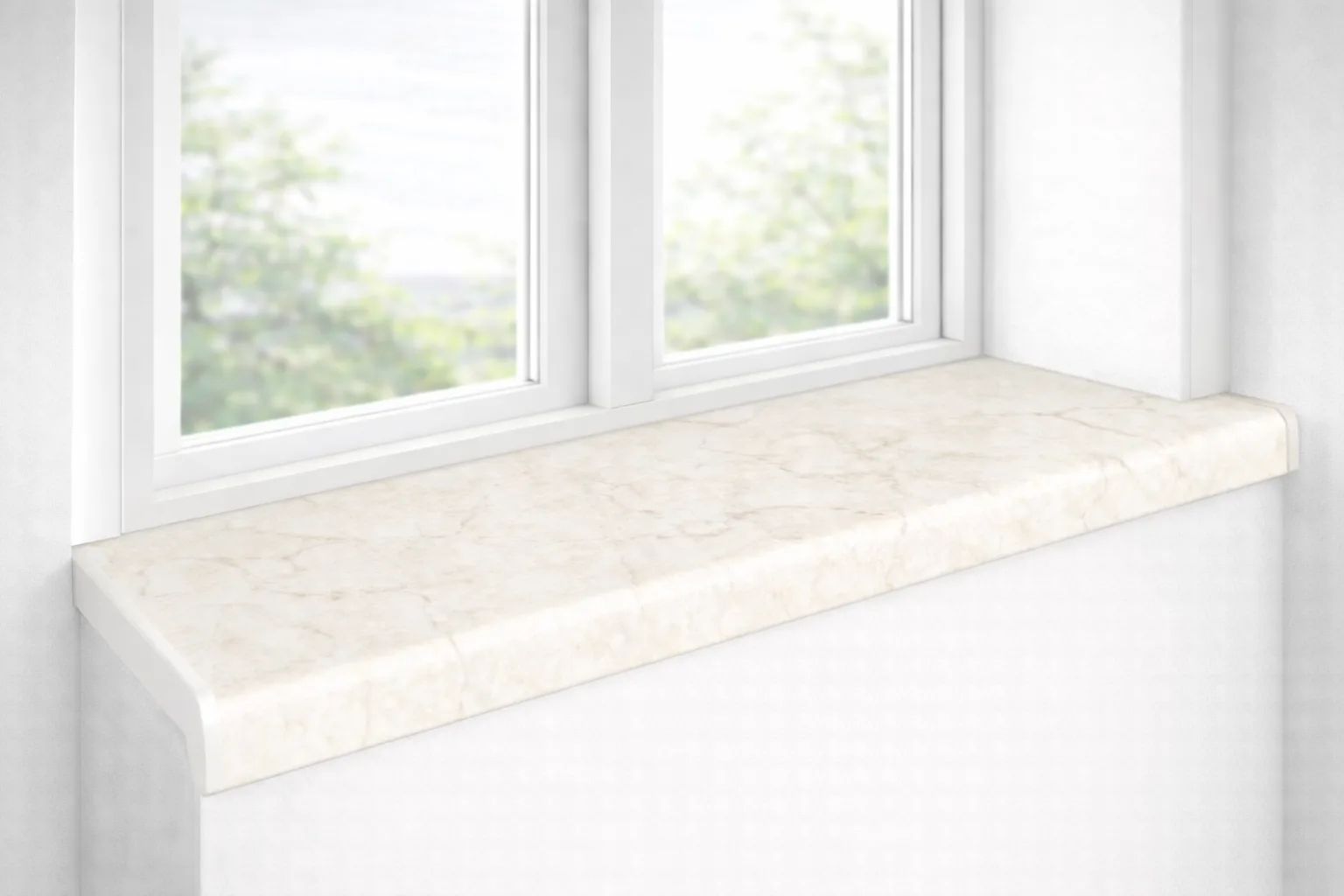 Подоконник Crystallit Мрамор матовый