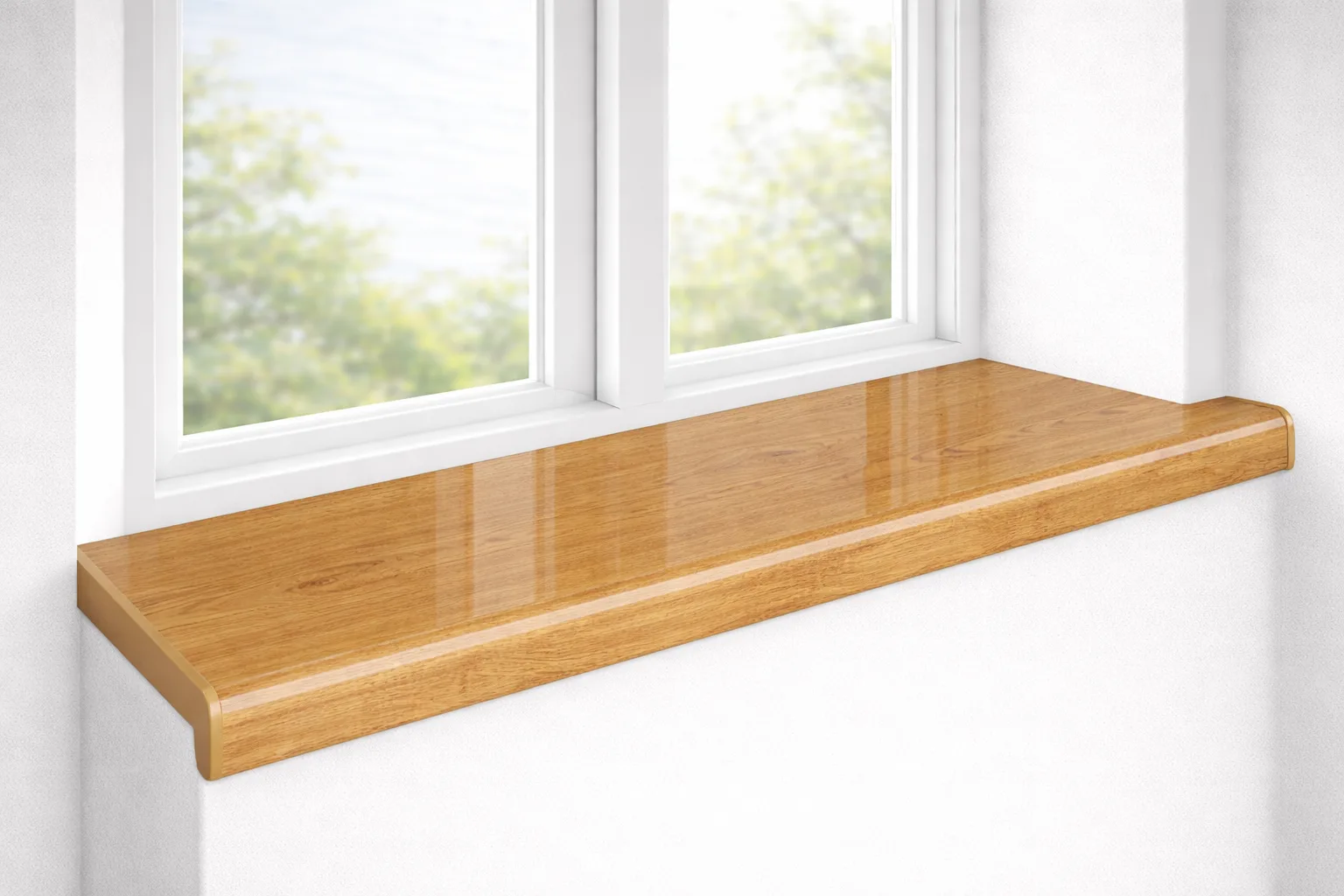 Подоконник Crystallit Натуральный дуб глянец