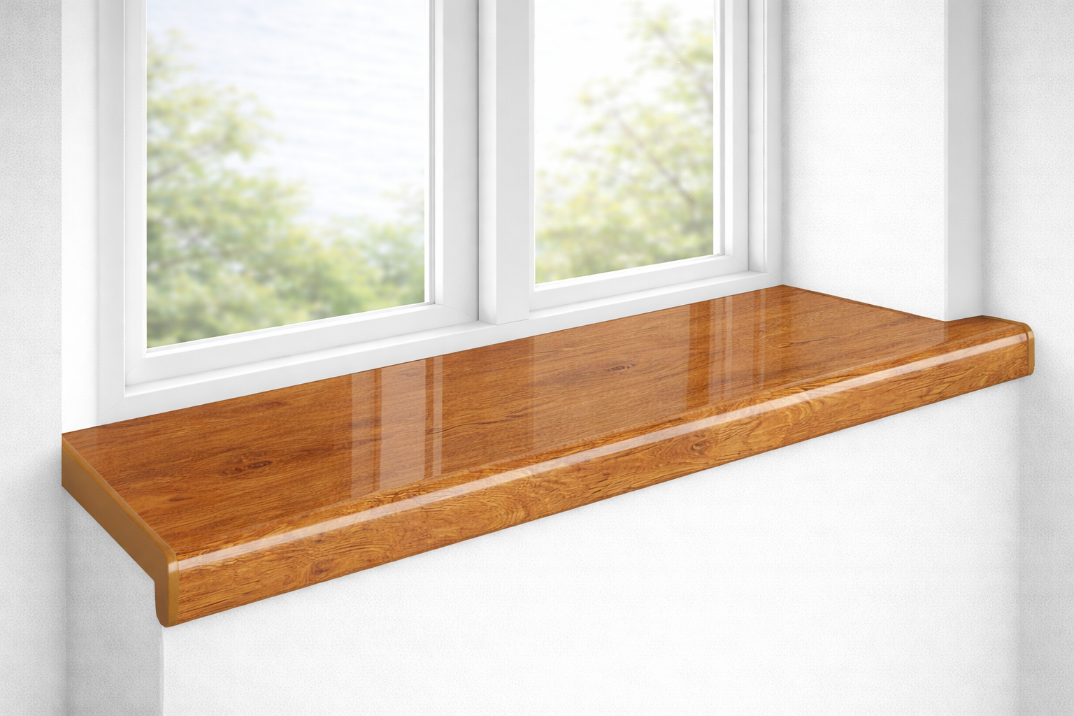 Подоконник Crystallit Золотой дуб